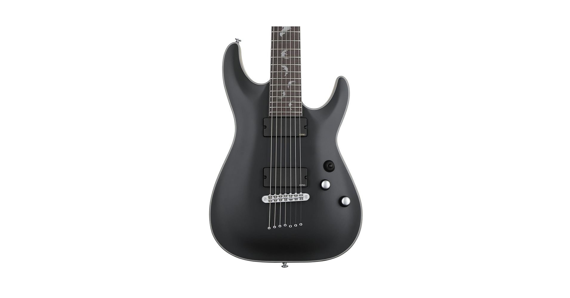 Amazon.com: Schecter Damien Platinum 7 - Satin Black